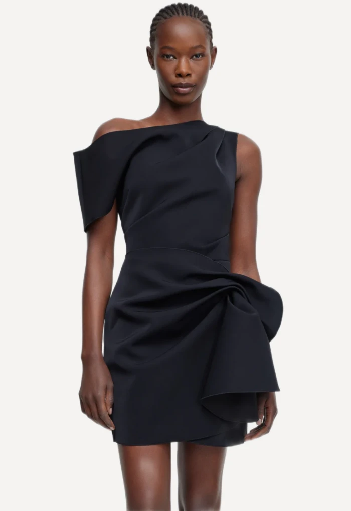 Eddington Draped Mini Dress » Common Closet