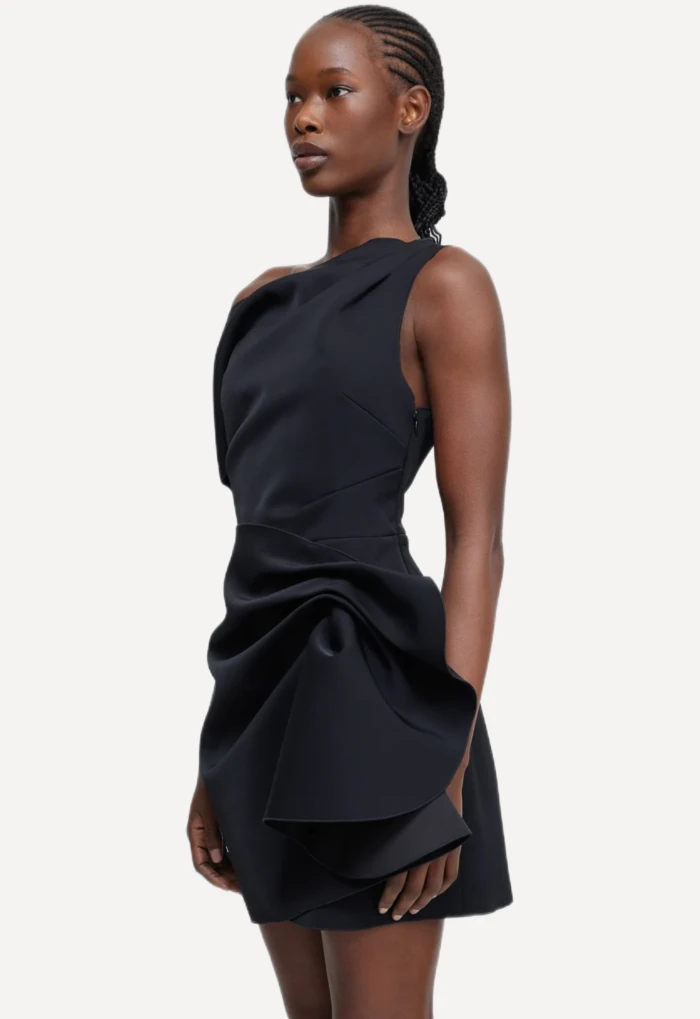 Eddington Draped Mini Dress » Common Closet